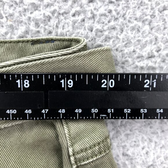 CATO Est. 1946 Womens Size 20W Green High Rise Belted Straight Ankle Jeans NEW - Picture 11 of 16